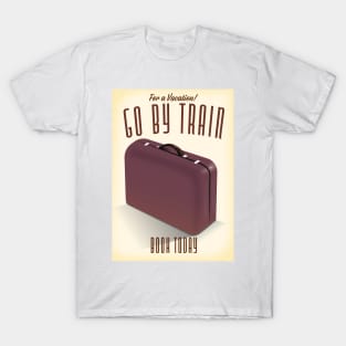 Leather suitcase for a vacation T-Shirt